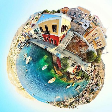 Moschos Mansion Villa Sými Eksteriør bilde