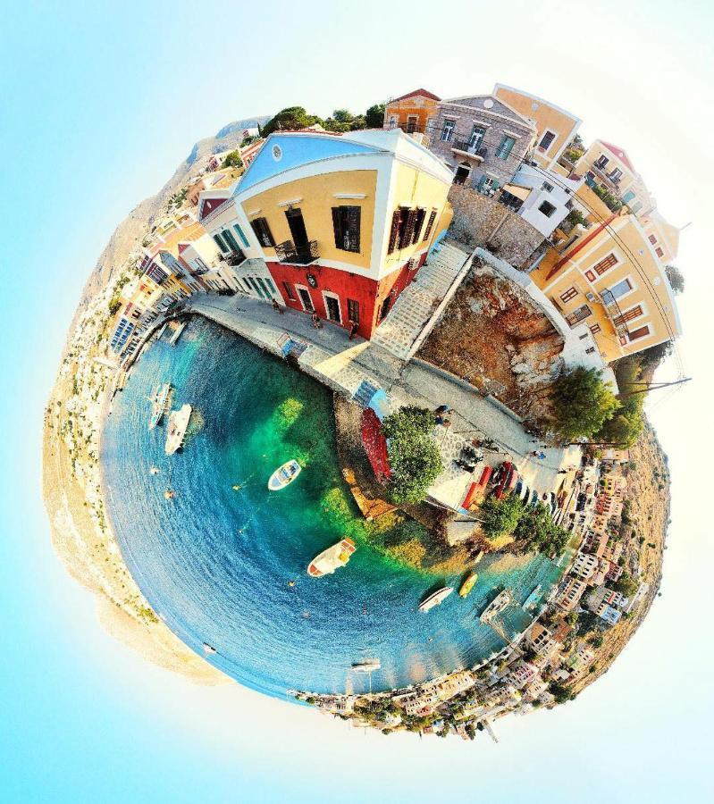 Moschos Mansion Villa Sými Eksteriør bilde