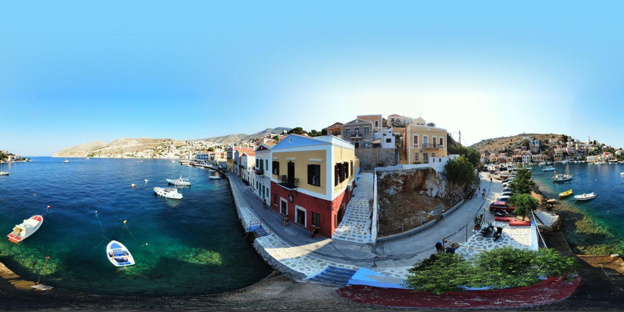 Moschos Mansion Villa Sými Eksteriør bilde