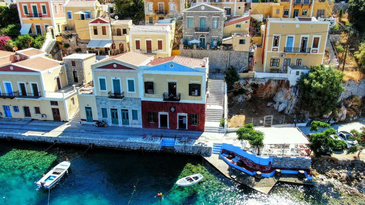 Moschos Mansion Villa Sými Eksteriør bilde