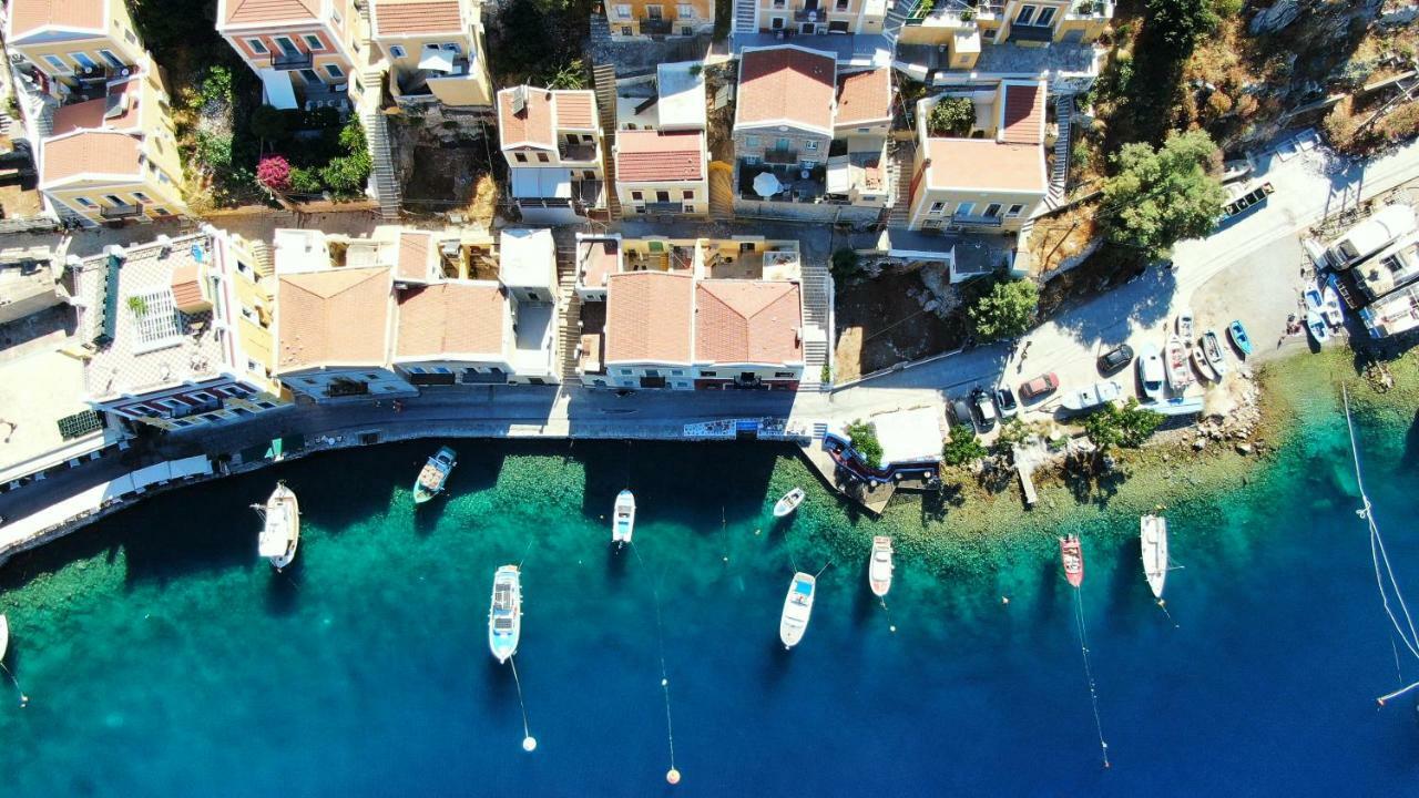 Moschos Mansion Villa Sými Eksteriør bilde
