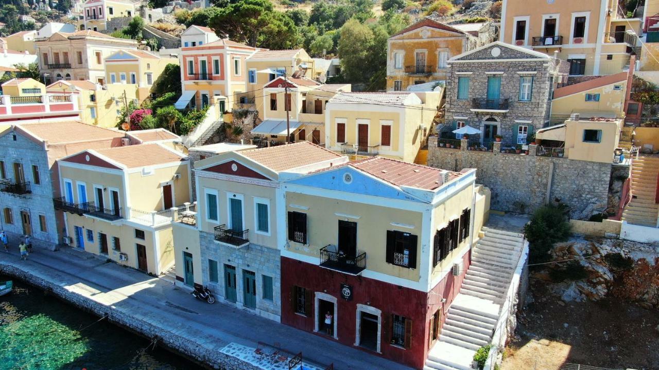 Moschos Mansion Villa Sými Eksteriør bilde