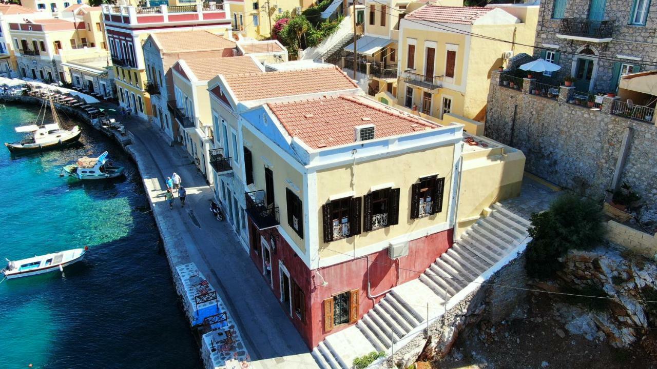 Moschos Mansion Villa Sými Eksteriør bilde