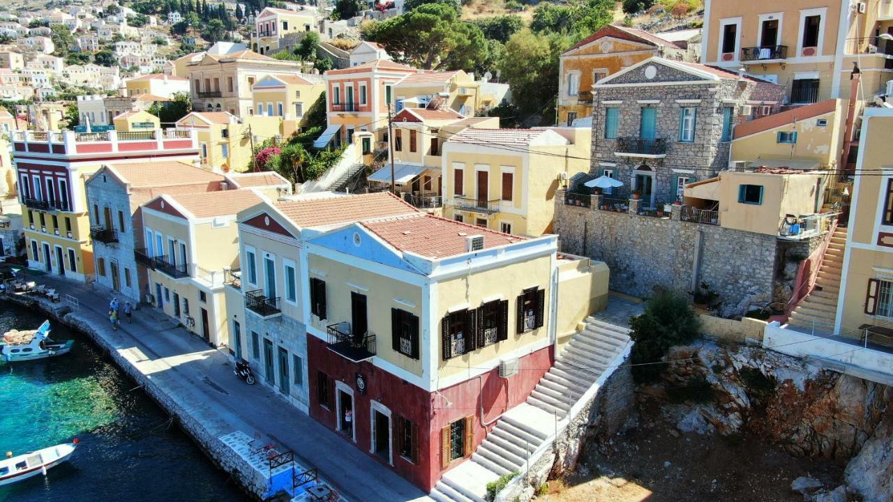 Moschos Mansion Villa Sými Eksteriør bilde