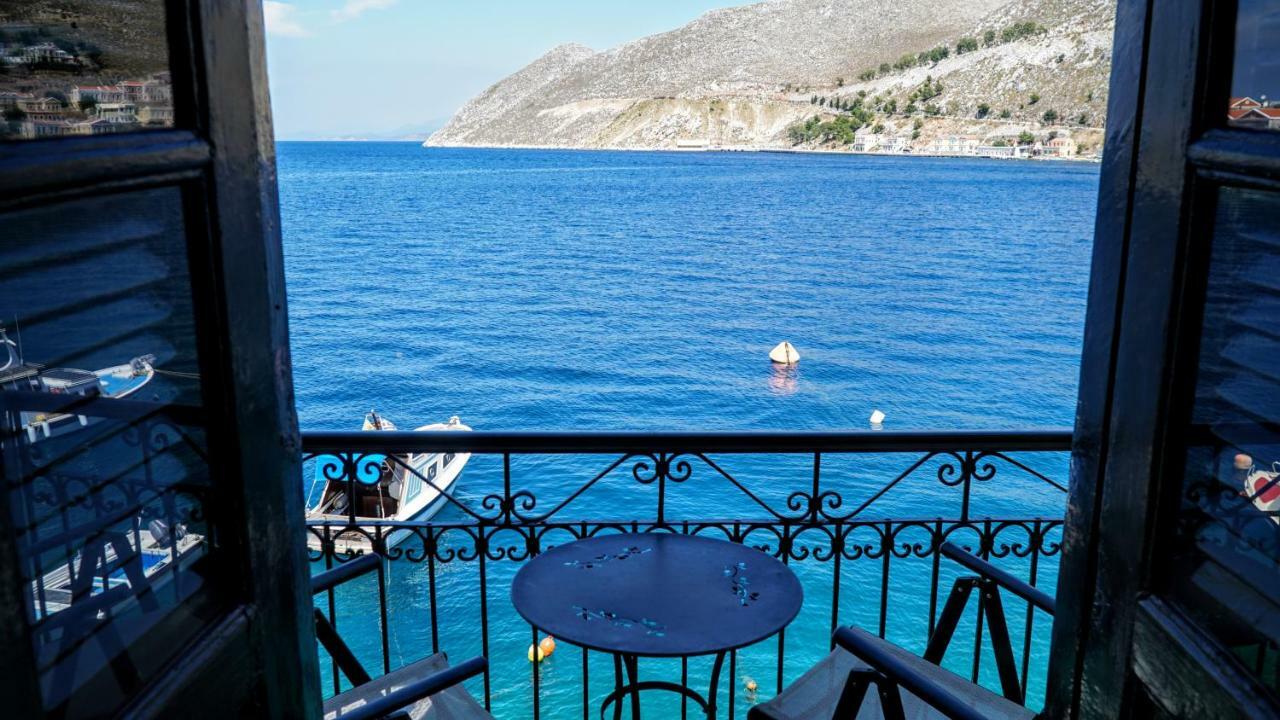 Moschos Mansion Villa Sými Eksteriør bilde