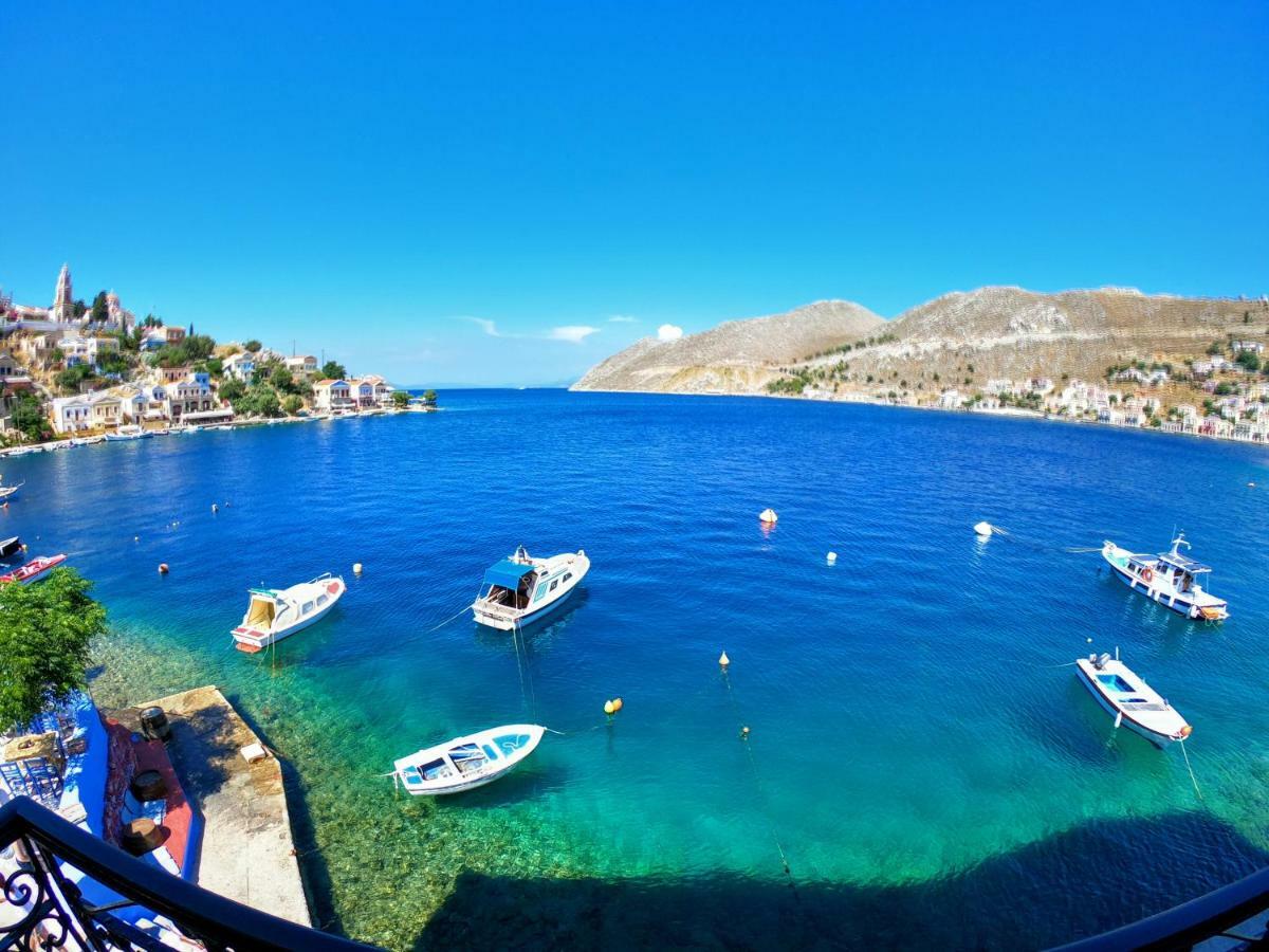 Moschos Mansion Villa Sými Eksteriør bilde